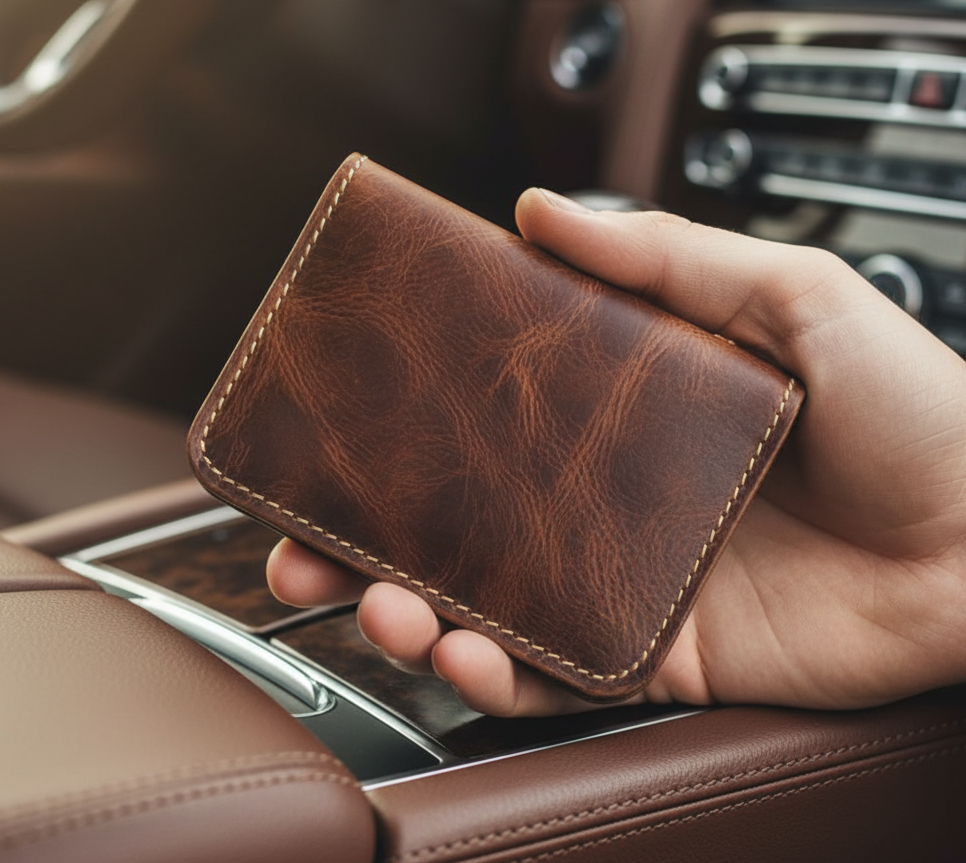Minimalist Leather Card Holder