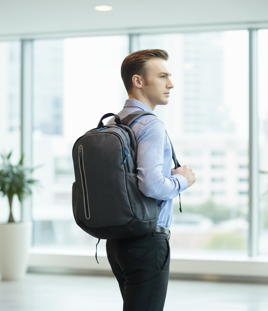 Urban Laptop Backpack 15.6" by Leather Hub | Durable & Water-Resistant