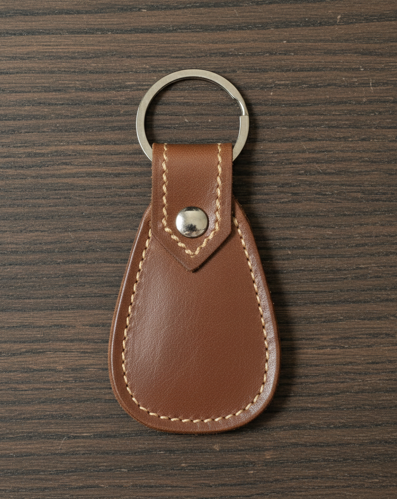 Teardrop Leather Key Holder