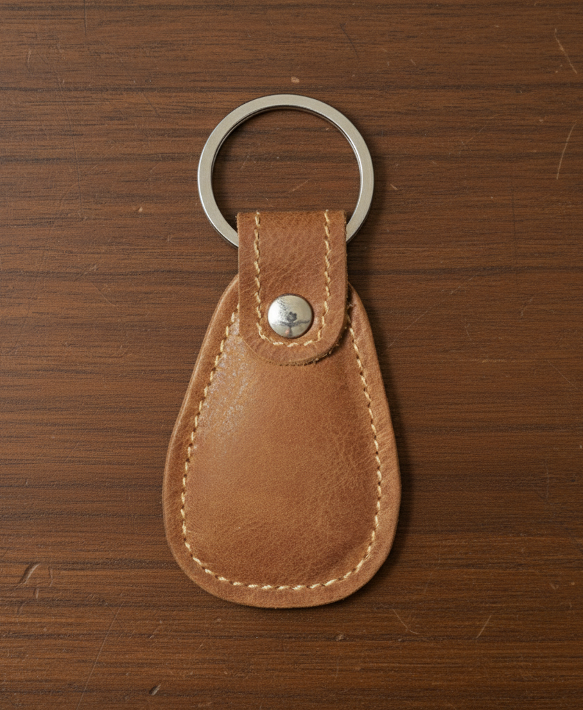 Teardrop Leather Key Holder