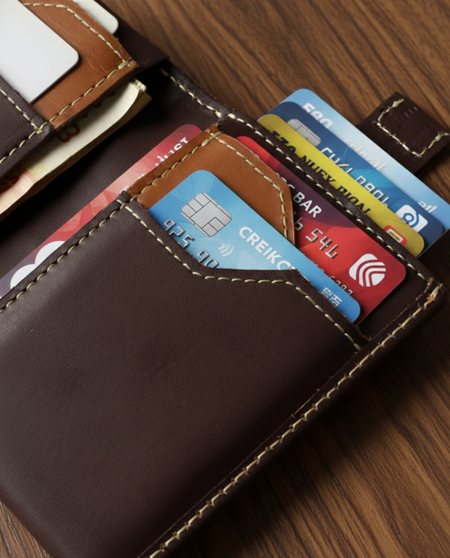 Classic Edge Leather Wallet