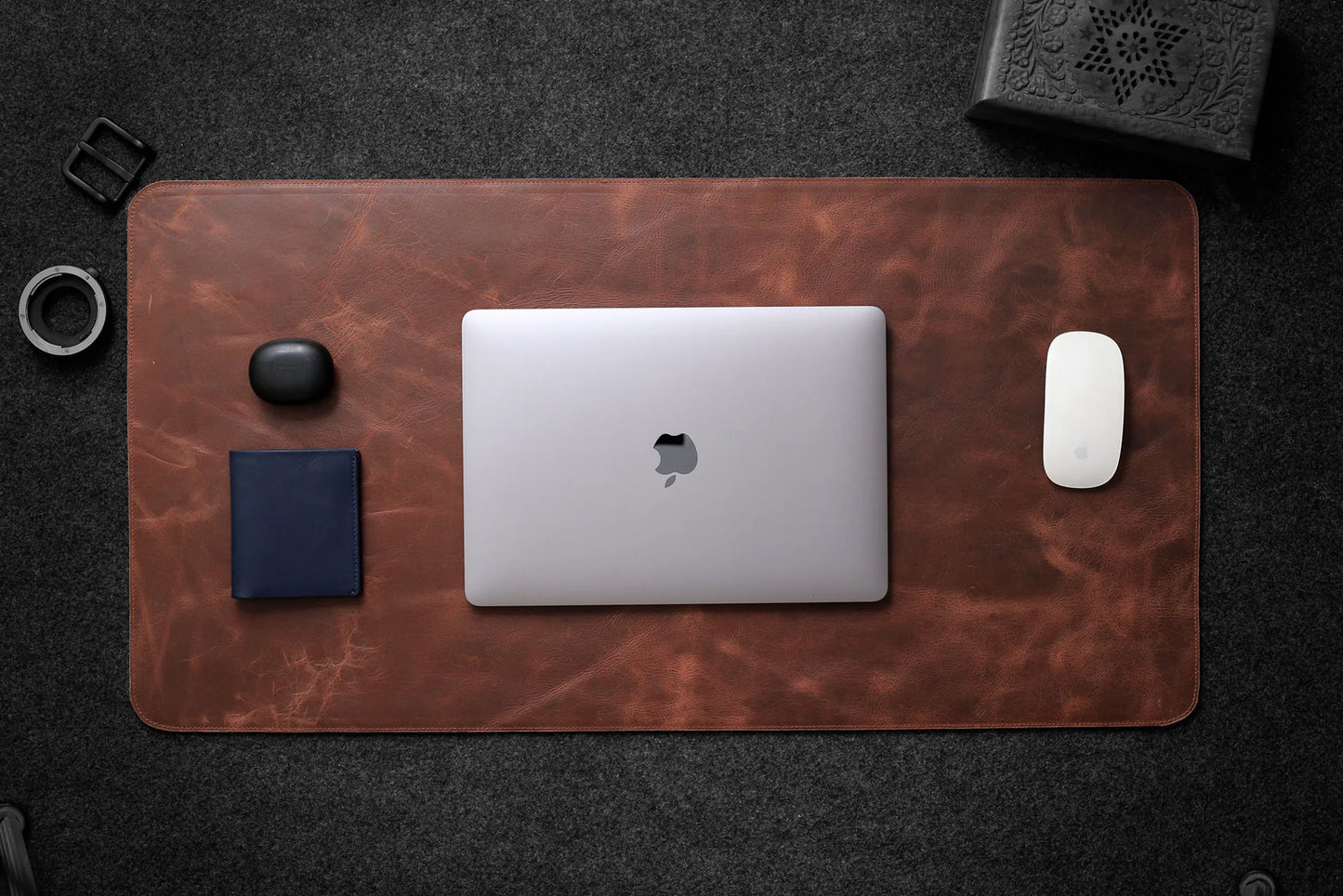 Premium Leather Desk Mat | Elegant Office Desk Pad – Leather Hub