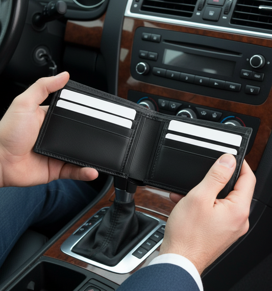 Matte Leather Wallet For Men