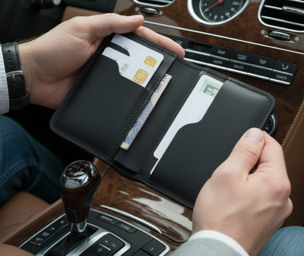 Minimalist Leather Card Holder