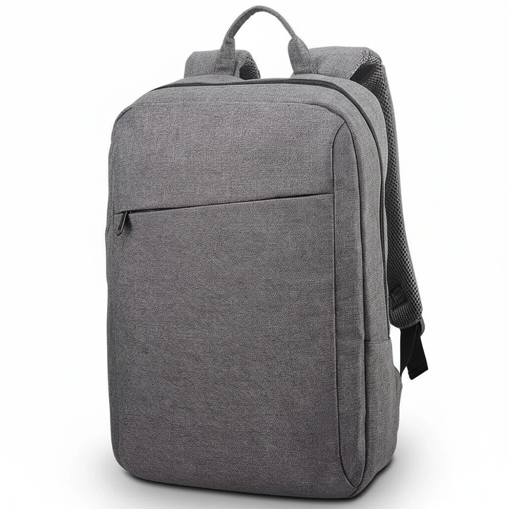 Grey Laptop Backpack 15.6" | Water-Resistant & Comfortable