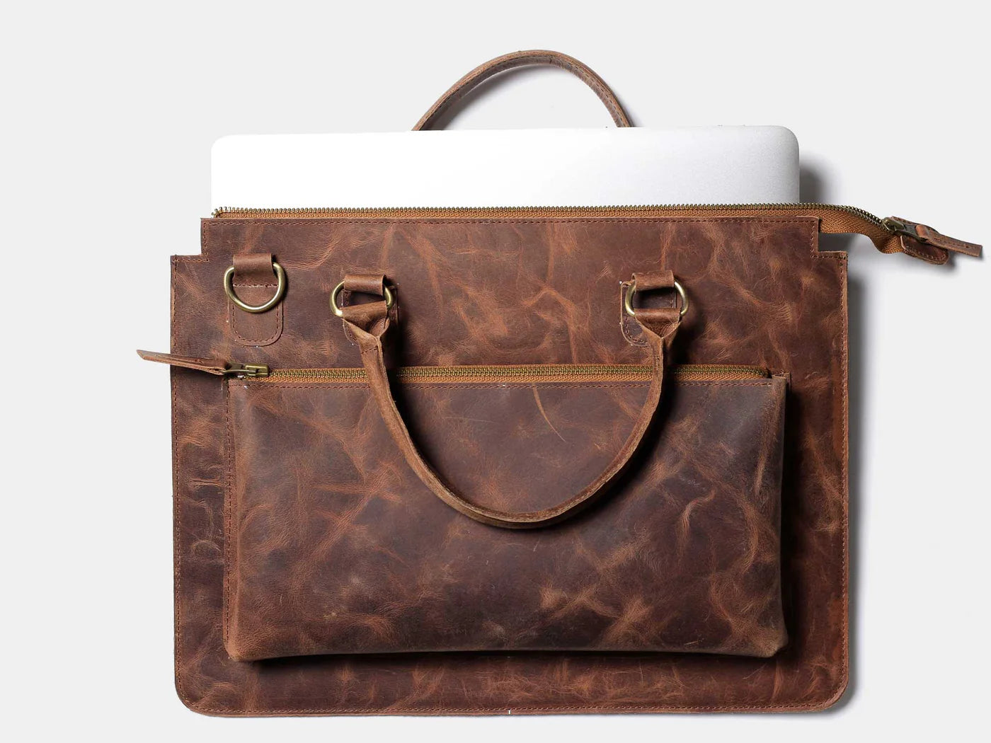 Handcrafted Leather Bag For Men's – Ideal for Office & Work